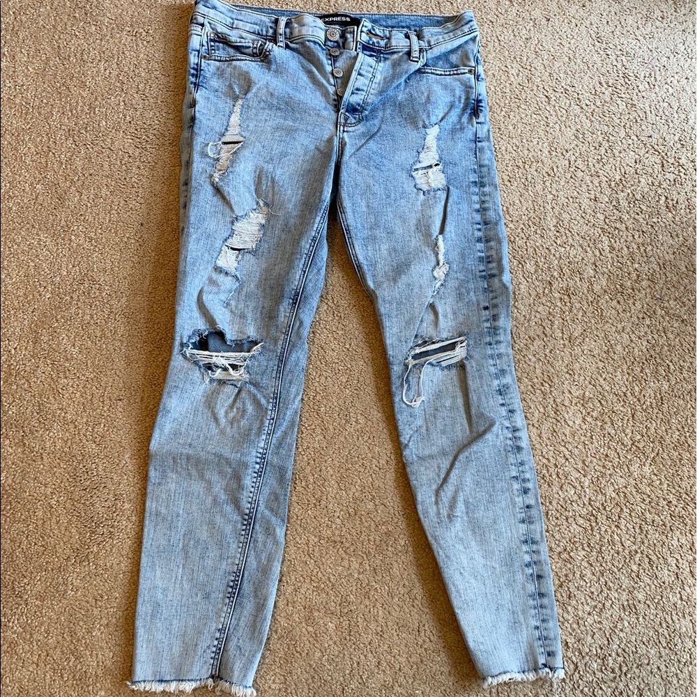 Express Vintage High Waisted Jeans